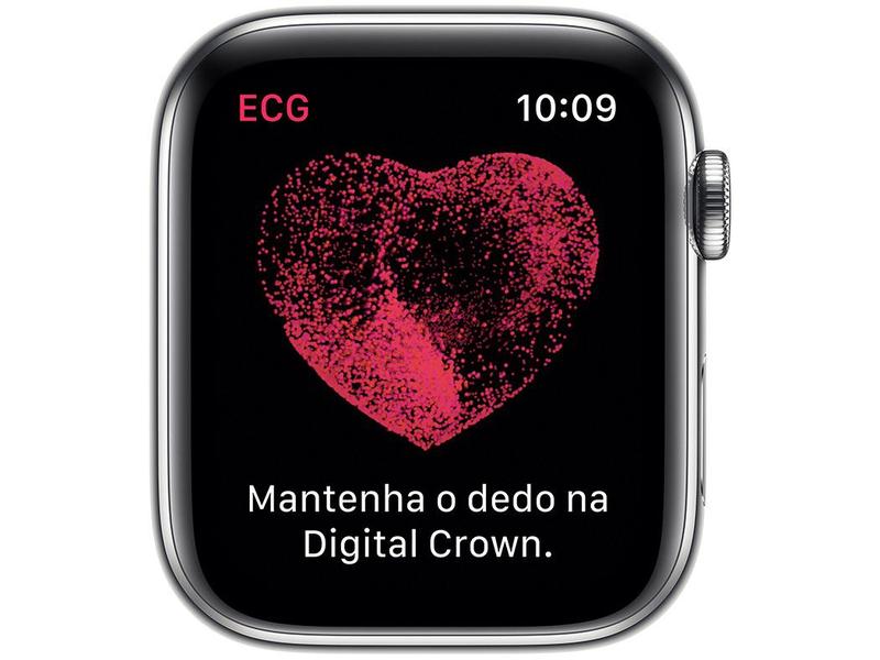 Apple Watch Series 5 (GPS + Cellular) 44mm - Caixa Aço Inoxidável
